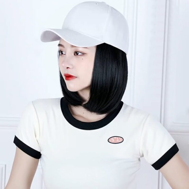 Baseball Hat Wig - K Dragon Mart Online Shopping | K-DragonMart.QA